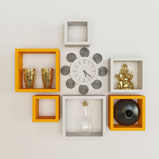 رفوف التزيين الخشبية